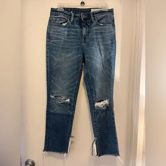 Treasure & Bond High-Rise Loose Skinny Slit Crop Jeans - Size 27 - Picture 2 of 8